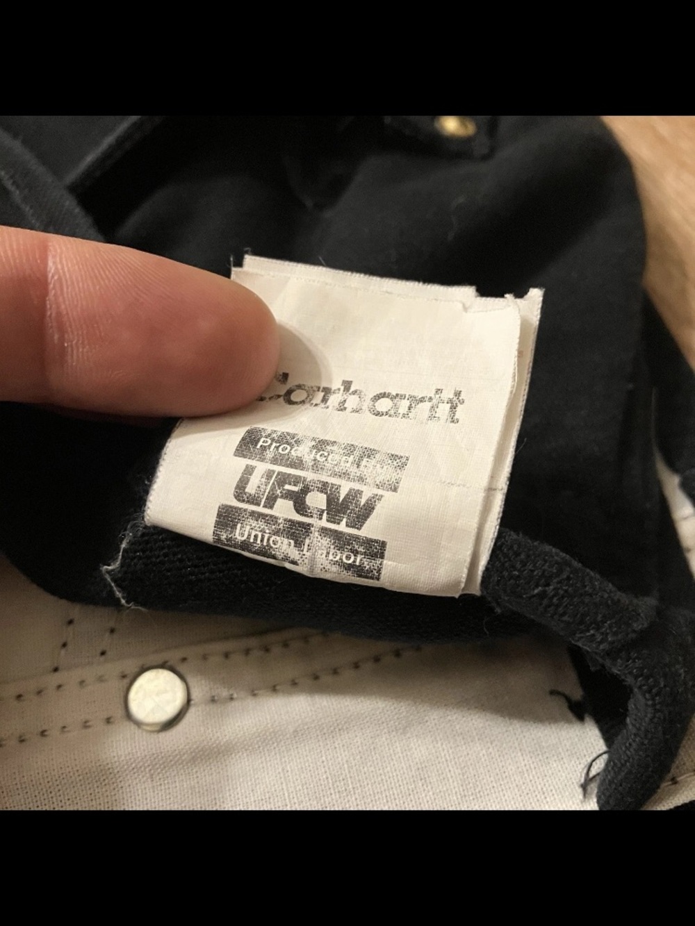 Carhartt R03 BLK Bib Overalls Men's 36x32 Black Insulated Duck Canvas Workwear - Picture 10 of 15